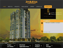 Tablet Screenshot of joyalukkasdevelopers.com